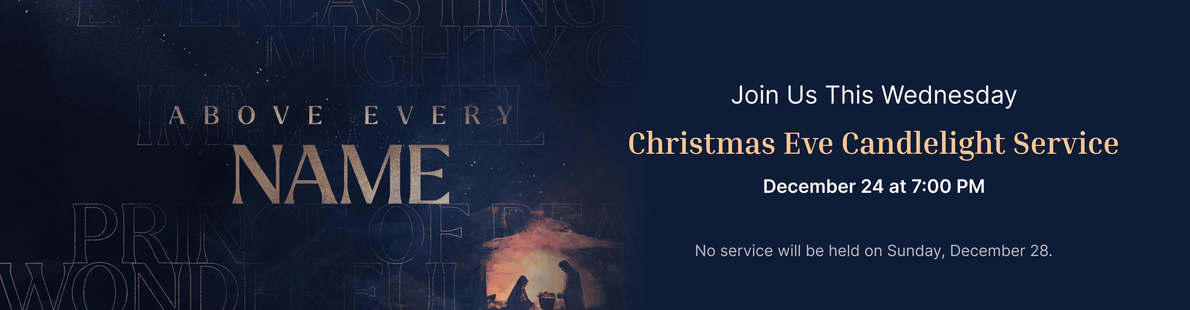 Christmas Eve Candlelight Service